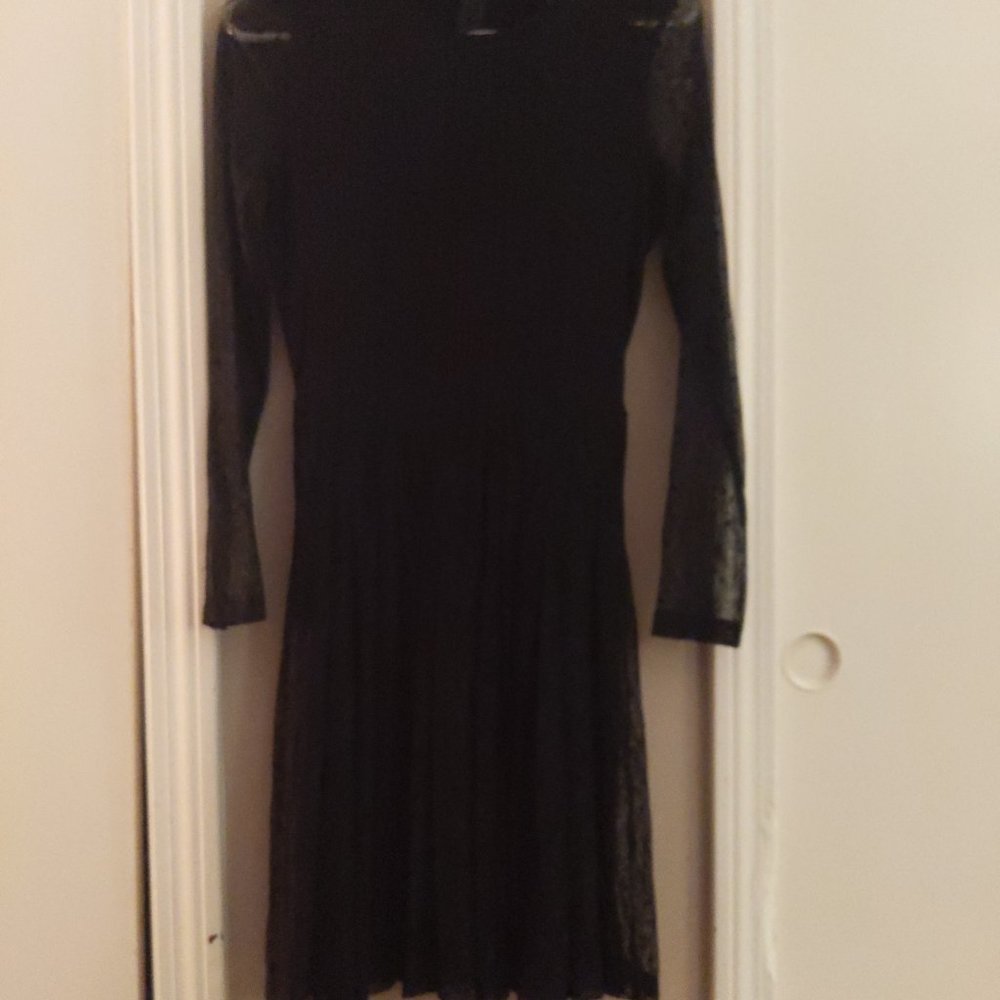 French connection black lace dress